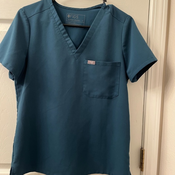 Figs Caribbean Blue set, S Catarina top S Livingston pants - Picture 2 of 6